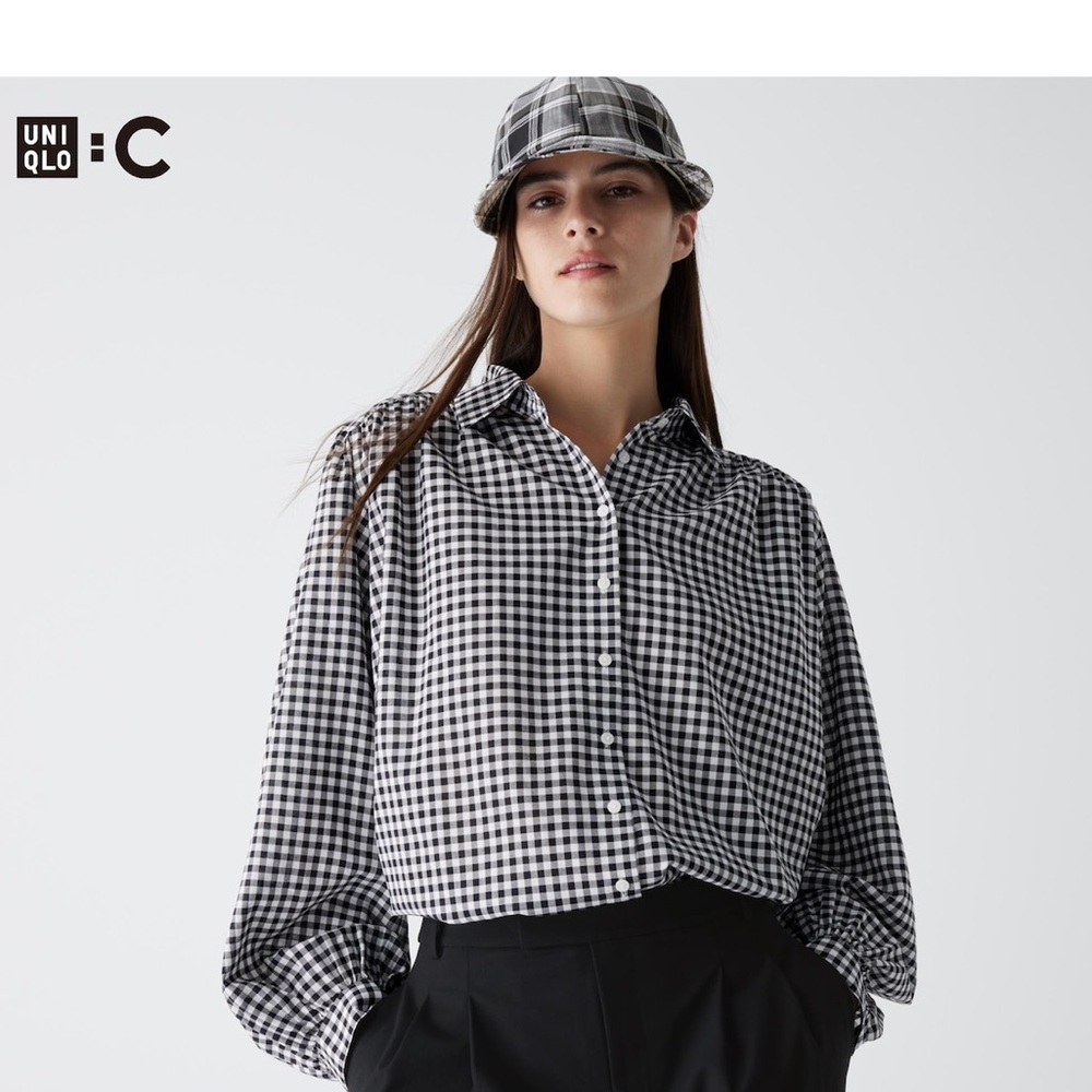 Uniqlo C Clare Waight Keller Checked Blouse